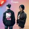 Áo khoác gió Mèo KITTI 2/5 lớp trần bông bo gân, khoá zip 2.025 - Giá 195.000 VND 2
