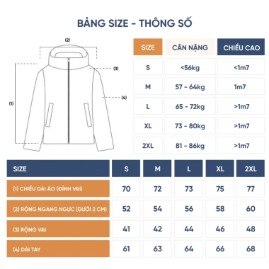 Áo khoác gió nam 2 mặt Urban 2 lớp có mũ, chống nước, cản gió, giữ ấm chỉ 340.000 VND