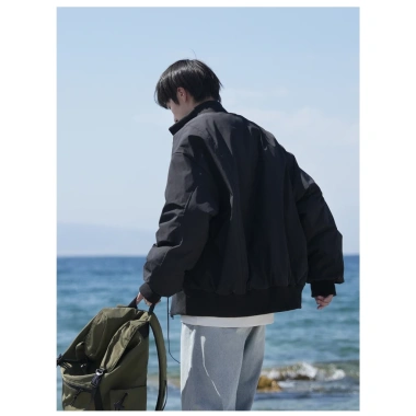 Áo khoác gió nam boy phố cao cấp chống nước dày dặn, form rộng bomber unisex 299k