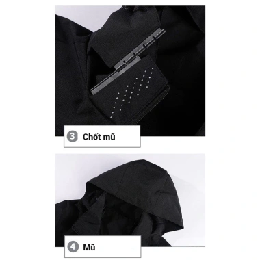 Áo khoác gió nam nữ 2 lớp có mũ KG789 - Cao cấp, VNXK, giảm còn 199.000₫ 6