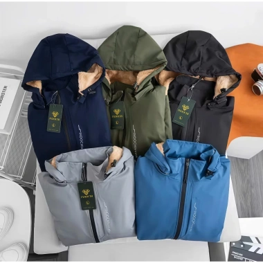 Áo khoác gió nam nữ 2 lớp lót lông cừu cao cấp, phủ nano siêu ấm chống gió, cản bụi, không thấm nước - 158k