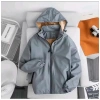 Áo khoác gió nam nữ 2 lớp lót lông cừu cao cấp, phủ nano siêu ấm chống gió, cản bụi, không thấm nước - 158k 2