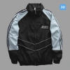 Áo khoác gió nam nữ OBOKFashion AKD31 màu kem form rộng cổ đứng 2 lớp cao cấp - Giá chỉ 140.000₫ 2