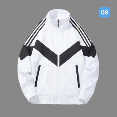 Áo khoác gió nam nữ OBOKFashion AKD31 màu kem form rộng cổ đứng 2 lớp cao cấp - Giá chỉ 140.000₫