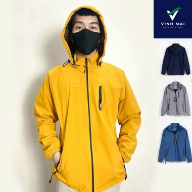 Áo khoác gió nam nữ tráng bạc 3 khoá, lót lưới giữ ấm, chống thấm, chỉ 95.000đ
