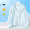 Áo khoác gió nhăn 1 lớp Nam Nữ Peaboo Mã Gấu Happy Mini - Chống nắng, thoáng mát, có mũ form rộng 4