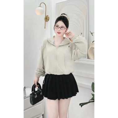 Áo khoác gió nhăn nhẹ, chống nước, cản gió, dây rút điều chỉnh thời trang 105k 8