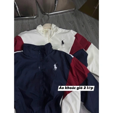 Áo khoác gió nữ croptop không nón dáng lửng họa tiết chũ ngựa - chỉ 129k 4