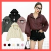 Áo khoác gió nữ croptop thêu logo ngựa, mũ vải nhăn cao cấp, freesize 40‑65kg, giá 88.999₫
