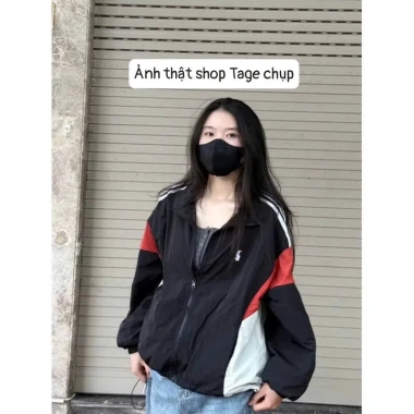 Áo khoác gió nữ thêu ngựa CRT hàng chuẩn Quảng Châu 2 lớp dày dặn - 169.000₫