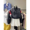 Áo khoác gió phối màu Retro Street Vintage 2.025 - Size 55-100kg, giảm giá 245k 8