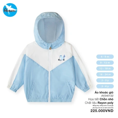 Áo khoác gió siêu nhẹ Avaler bé trai, bé gái 6M-4Y (8-14kg) - 225.000 VNĐ 3