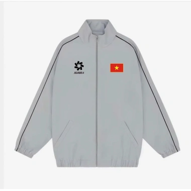 Áo Khoác Gió Thể Thao AKG-VNTK Logo ĐT Việt Nam - 2 Lớp Tráng Bạc, Chống Gió Nước Bụi, Giá 165k 5
