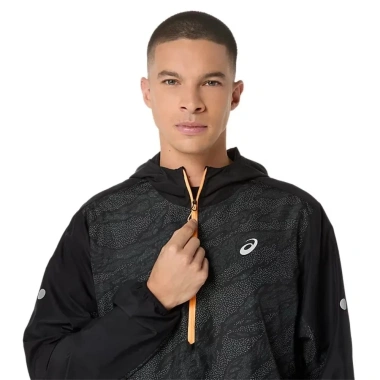Áo khoác gió thể thao Asics nam FUJITRAIL Packable Windbreaker nhẹ, chống gió, gập gọn, giảm giá 2.4 triệu 4