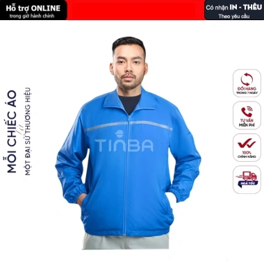 Áo khoác gió TINBA 07 vải gân siêu nhẹ nam nữ, bảo hộ mùa đông, giảm còn 245k