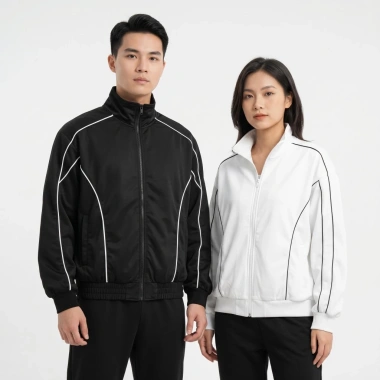 Áo khoác gió unisex 2 lớp vải dù mềm mịn, khóa kéo, chống nắng, cản bụi, bo chun rộng - Tomano 145k 9