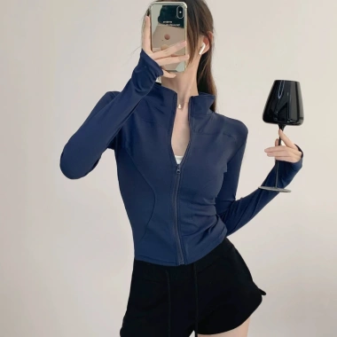 Áo Khoác Gym Nữ Thun Co Giãn GLASSHOP GLAK1 Chống Nắng Hách Dáng Giá 144.999₫