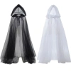 Áo khoác Halloween cổ điển màu đen buộc dây, mũ trùm đầu quá khổ - Giá chỉ 120.960₫ 4