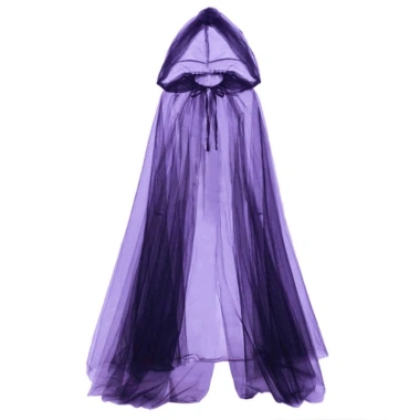 Áo khoác Halloween cổ điển màu đen buộc dây, mũ trùm đầu quá khổ - Giá chỉ 120.960₫
