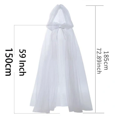 Áo khoác Halloween cổ điển màu đen buộc dây, mũ trùm đầu quá khổ - Giá chỉ 120.960₫ 6 Áo khoác Halloween cổ điển màu đen buộc dây, mũ trùm đầu quá khổ - Giá chỉ 120.960₫ 6