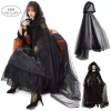 Áo khoác Halloween Cosplay cho người lớn full dài sheer cape thiết kế siêu khổ, giá ưu đãi 127.980₫ 2