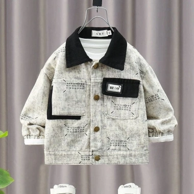 Áo khoác Hàn Quốc bé trai 2-6 tuổi, thoáng mát nhẹ, thời trang mùa thu, giảm giá 20% 2