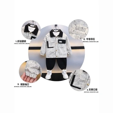 Áo khoác Hàn Quốc bé trai 2-6 tuổi, thoáng mát nhẹ, thời trang mùa thu, giảm giá 20% 6