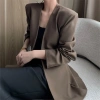 Áo khoác Hàn Quốc nữ mùa xuân thiết kế mới cao cấp màu nâu size nhỏ giảm còn 383k