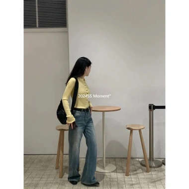 Áo khoác Hàn Quốc nữ slim-fit pit sọc dệt kim mùa thu đông sang trọng, thời trang đơn giản - Giá ưu đãi 145.886₫ 2 Áo khoác Hàn Quốc nữ slim-fit pit sọc dệt kim mùa thu đông sang trọng, thời trang đơn giản - Giá ưu đãi 145.886₫ 2