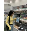 Áo khoác Hàn Quốc nữ slim-fit pit sọc dệt kim mùa thu đông sang trọng, thời trang đơn giản - Giá ưu đãi 145.886₫ 5