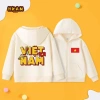 Áo khoác hoodie bé trai trẻ em dây kéo đơn giản, dễ thương, có túi, in hình Việt Nam - Giá ưu đãi 250k 5