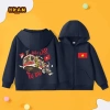 Áo khoác hoodie bé trai trẻ em dây kéo, túi tiện, in hình Việt Nam - Đơn giản, dễ thương, chỉ 250k 2