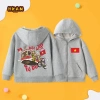 Áo khoác hoodie bé trai trẻ em dây kéo, túi tiện, in hình Việt Nam - Đơn giản, dễ thương, chỉ 250k 5