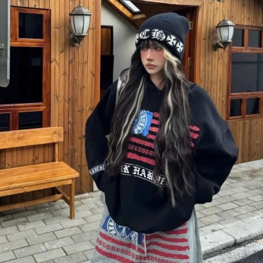 Áo khoác hoodie nam nữ họa tiết in thời trang, đa năng, giá chỉ 179.450 VND - giảm sâu