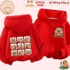 Áo khoác hoodie nỉ bông trẻ em Capybara CIUCIU KID, vải lót dày co dãn, giữ ấm, chỉ 214k