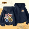 Áo khoác hoodie trẻ em dây kéo đơn giản thời trang có túi In Zootopia giá 250k 8