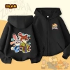 Áo khoác hoodie trẻ em dây kéo đơn giản thời trang có túi In Zootopia giá 250k 9