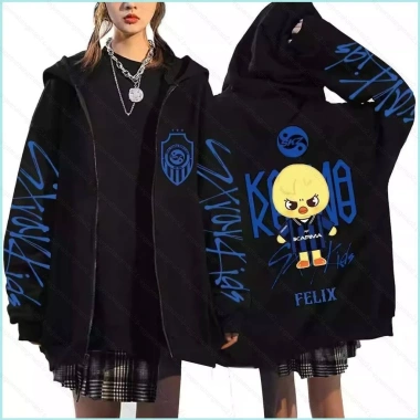 Áo khoác Hoodie Unisex PS2 Stray Kids SKZOO KARMA Anime Dây kéo Giá ưu đãi 210.600₫ Áo khoác Hoodie Unisex PS2 Stray Kids SKZOO KARMA Anime Dây kéo Giá ưu đãi 210.600₫