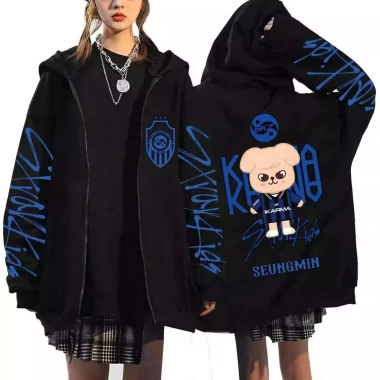 Áo khoác Hoodie Unisex PS2 Stray Kids SKZOO KARMA Anime Dây kéo Giá ưu đãi 210.600₫ 2 Áo khoác Hoodie Unisex PS2 Stray Kids SKZOO KARMA Anime Dây kéo Giá ưu đãi 210.600₫ 2