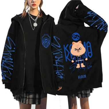 Áo khoác Hoodie Unisex PS2 Stray Kids SKZOO KARMA Anime Dây kéo Giá ưu đãi 210.600₫ 11 Áo khoác Hoodie Unisex PS2 Stray Kids SKZOO KARMA Anime Dây kéo Giá ưu đãi 210.600₫ 11
