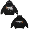Áo khoác hoodie zip nam nữ họa tiết nổi bật form boxy nón to cá tính năng động - 218.250₫ 7
