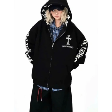 Áo Khoác Hoodie Zip Nam Nữ Nỉ Mềm Mịn Dày Dặn Chống Gió Thời Trang Mùa Đông 3