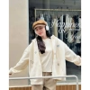 Áo khoác hoodie zip nữ họa tiết thêu Happy Cat cute, nữ tính, đa phong cách 9