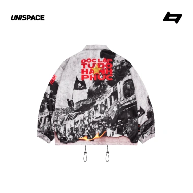 Áo khoác jacket UniSpace Freedom form rộng unisex nam nữ - Giá ưu đãi 420.000₫