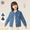 Áo khoác jean bé BabyloveGO chất denim mềm mại, in hình, giao mẫu ngẫu nhiên, giá 299k 4
