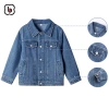 Áo khoác jean bé BabyloveGO chất denim mềm mại, in hình, giao mẫu ngẫu nhiên, giá 299k 6