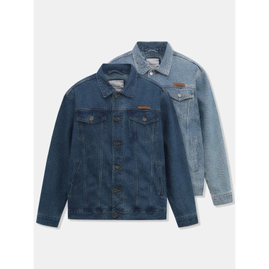 Áo khoác jean nam Classic ICON DENIM - Chất liệu dày dặn, giá 569k giảm sâu 2
