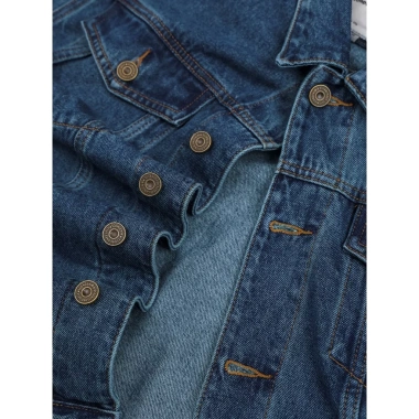 Áo khoác jean nam Classic ICON DENIM - Chất liệu dày dặn, giá 569k giảm sâu 7