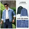 Áo khoác jean nam xanh đậm LADOS-2.078 – Cá tính, cao cấp, dễ phối, chỉ 359.000₫ 4