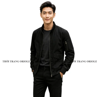 Áo khoác kaki nam cao cấp, cổ trụ dày lót dù, túi trong, size lớn - chỉ 289.000₫ 3